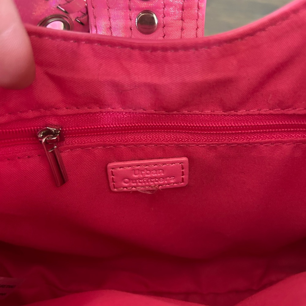 Urban Outfitters Devon Pink Studded Shoulder Bag - Picture 7 of 11